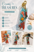 Ocean Treasure Keychain with charm